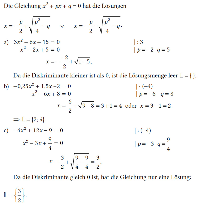 Übungsaufgaben fürs MathematikAbitur Abitur nachholen